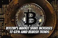 Bitcoin's Market Share Increases to 65% Amid Bearish Trends