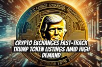 Crypto Exchanges Fast-Track Trump Token Listings Amid High Demand