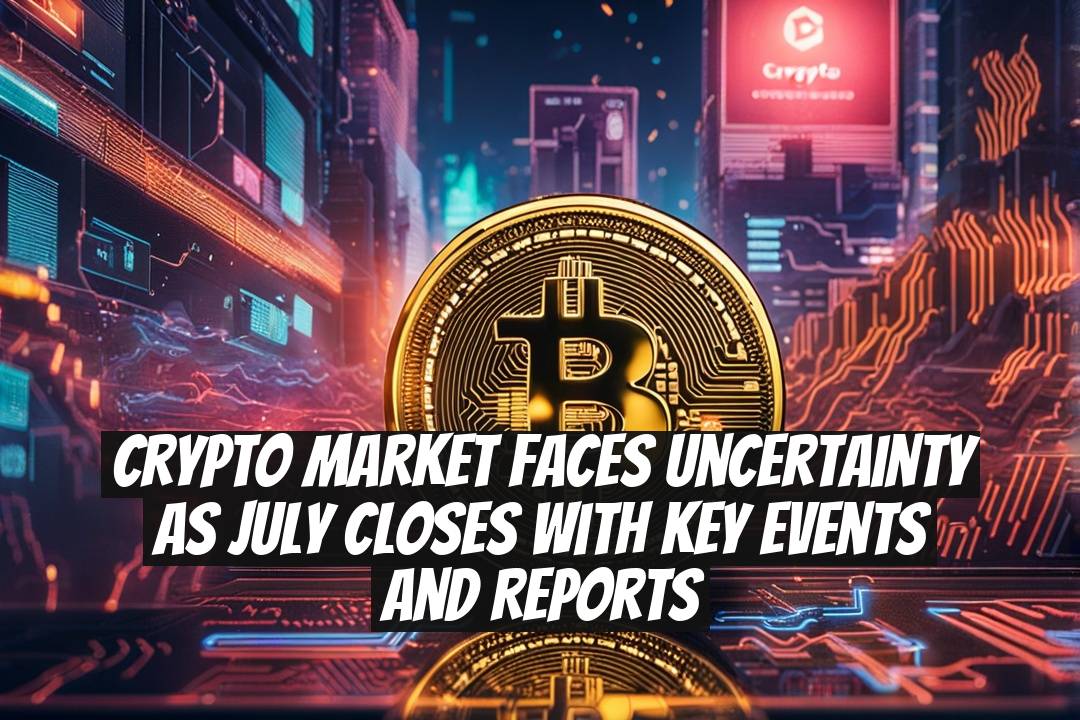 Crypto Market Faces Uncertainty as July Closes with Key Events and Reports