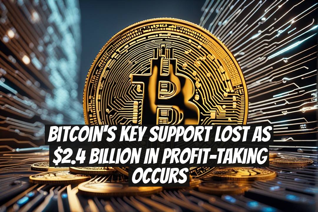 Bitcoin's Key Support Lost as $2.4 Billion in Profit-Taking Occurs