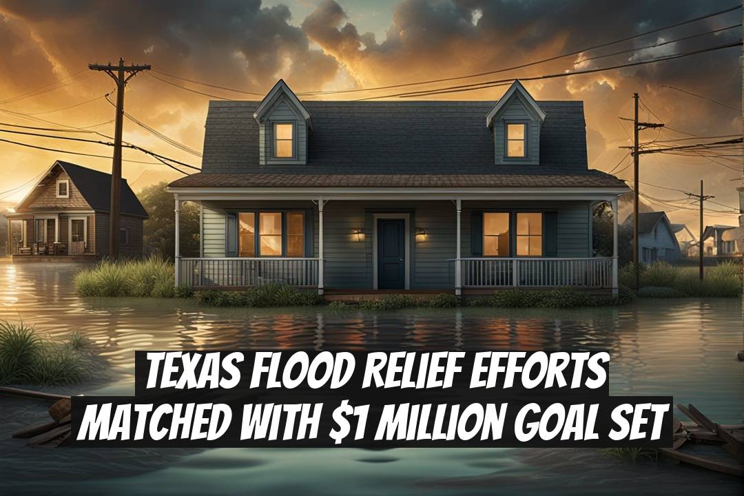 Texas Flood Relief Efforts Matched With $1 Million Goal Set