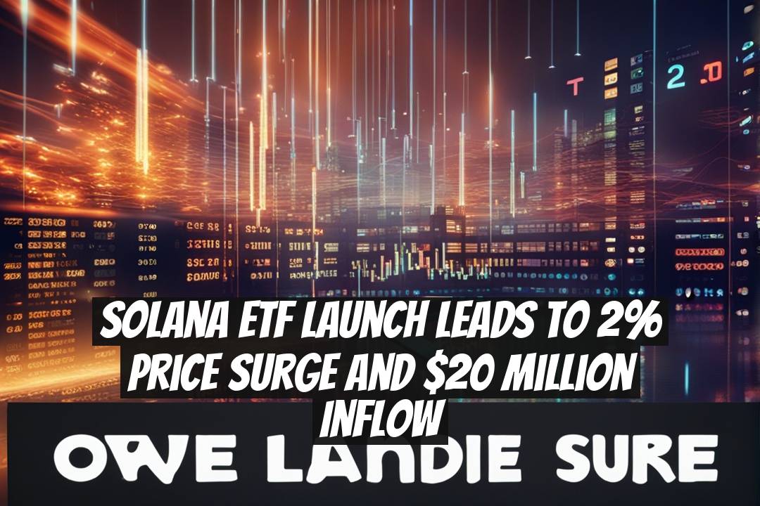 Solana ETF Launch Leads to 2% Price Surge and $20 Million Inflow