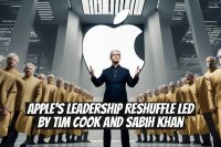 Apple's Leadership Reshuffle Led by Tim Cook and Sabih Khan