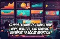 Crypto Exchanges Launch New Apps, Wallets, and Trading Features to Boost Adoption