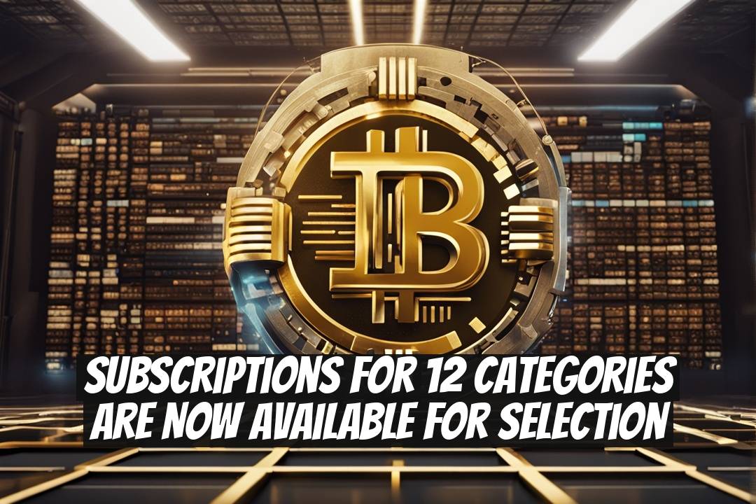 Subscriptions for 12 Categories Are Now Available for Selection