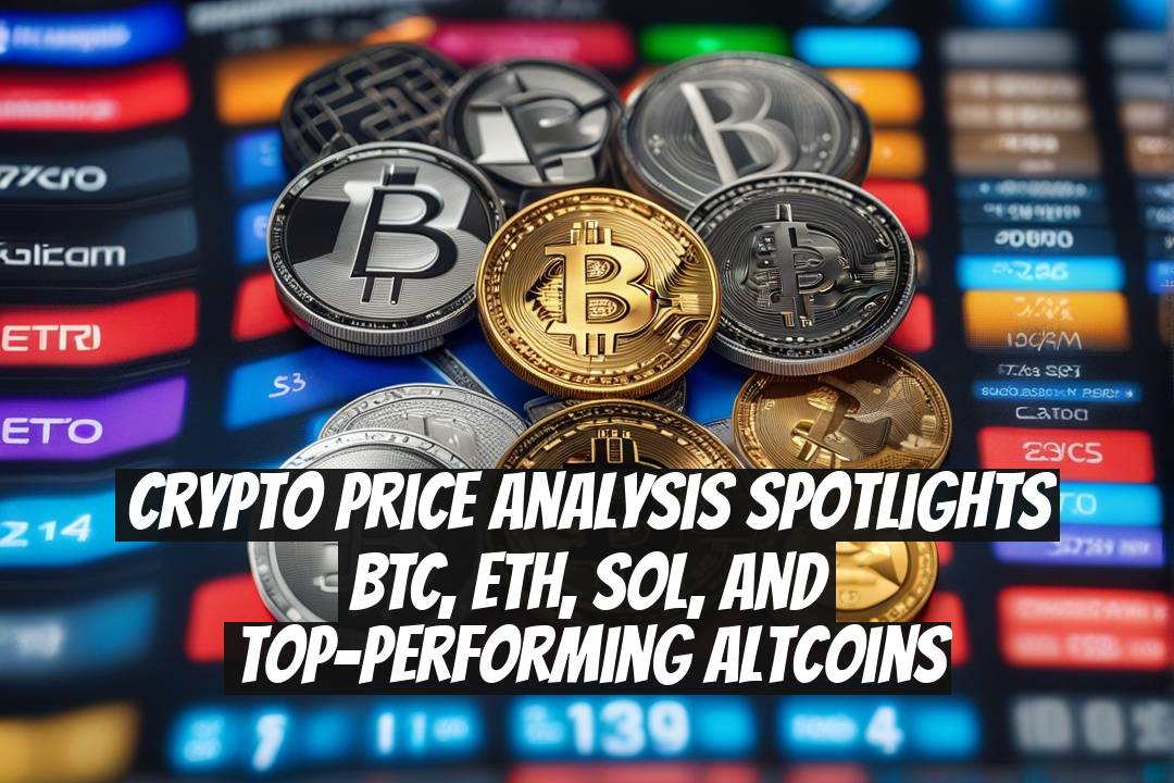 Crypto price analysis spotlights BTC, ETH, SOL, and top-performing altcoins