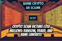 Crypto Scam Victims Lose Millions: Ransom, Fraud, and Bank Lawsuits