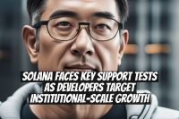 Solana Faces Key Support Tests as Developers Target Institutional-Scale Growth