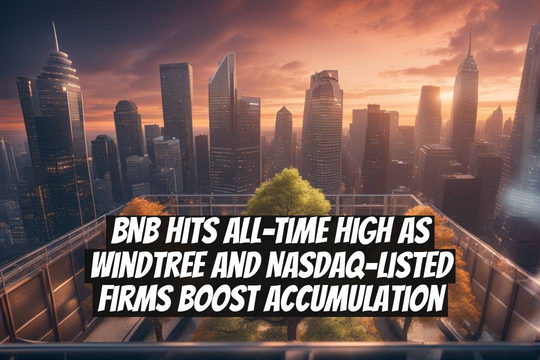 BNB Hits All-Time High as Windtree and Nasdaq-Listed Firms Boost Accumulation