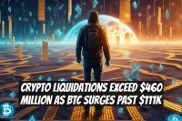 Crypto Liquidations Exceed $460 Million as BTC Surges Past $111k