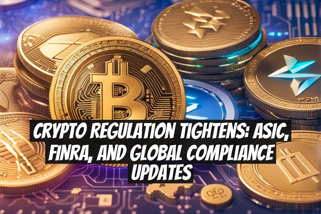 Crypto Regulation Tightens: ASIC, FINRA, and Global Compliance Updates
