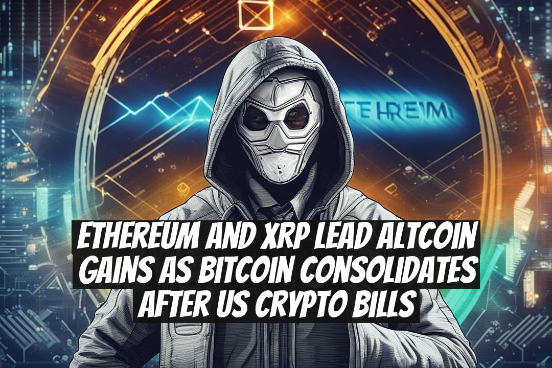 Ethereum and XRP Lead Altcoin Gains as Bitcoin Consolidates After US Crypto Bills