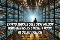 Crypto Market Sees $197 Million Liquidations as Stability Holds at $3.28 Trillion
