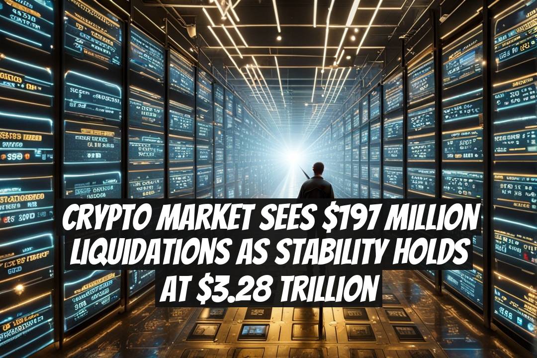 Crypto Market Sees $197 Million Liquidations as Stability Holds at $3.28 Trillion