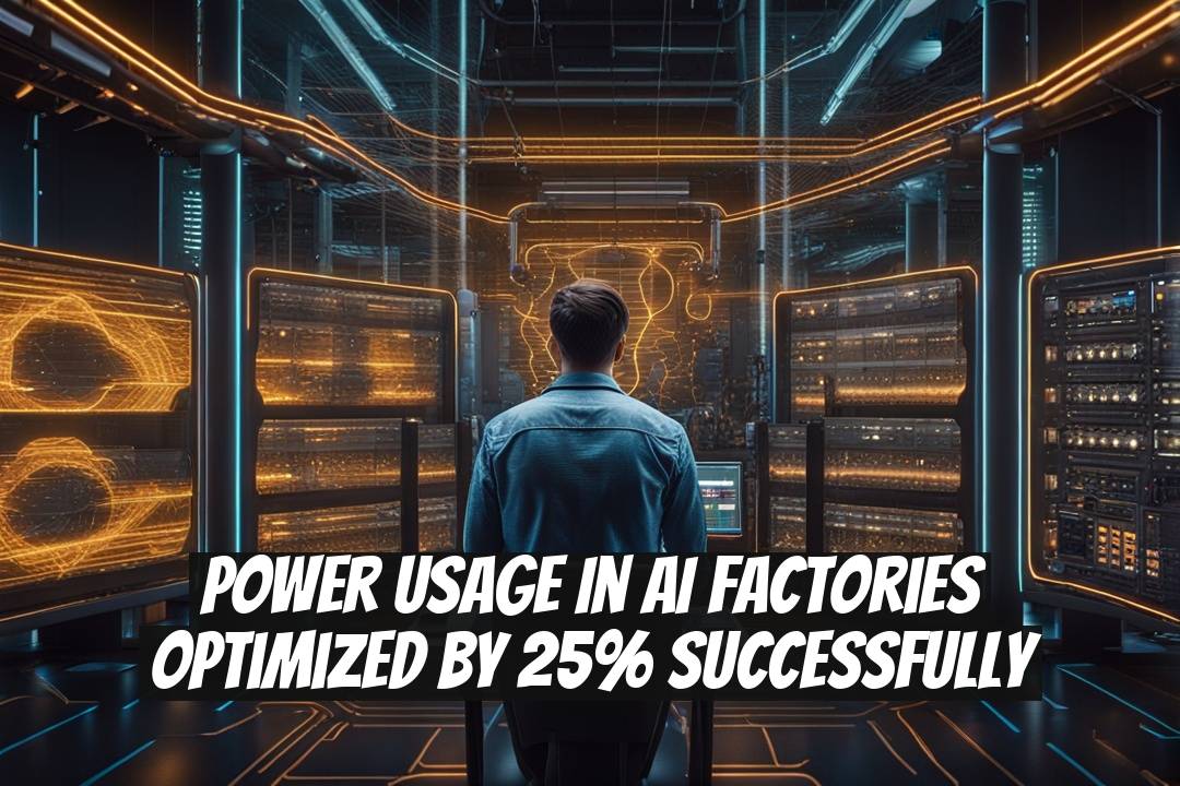 Power Usage in AI Factories Optimized by 25% Successfully