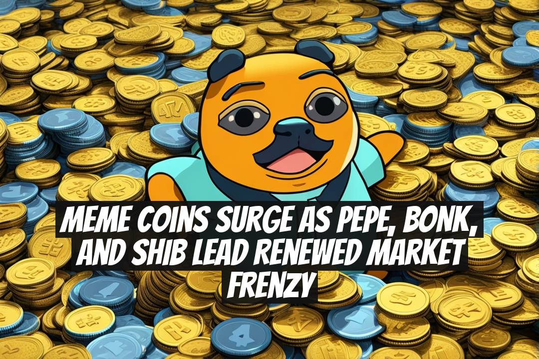 Meme coins surge as PEPE, BONK, and SHIB lead renewed market frenzy
