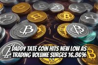 Daddy Tate Coin Hits New Low as Trading Volume Surges 16.86%