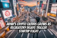 Japan’s Crypto Exodus Grows as Regulatory Delays Trigger Startup Flight
