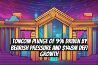 Toncoin Plunge of 9% Driven by Bearish Pressure and $148M DeFi Growth