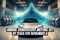 Annual Shareholder Meeting Set by Tesla for November 6