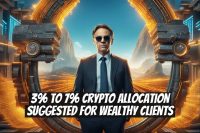 3% to 7% Crypto Allocation Suggested for Wealthy Clients