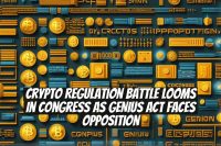 Crypto Regulation Battle Looms in Congress as GENIUS Act Faces Opposition