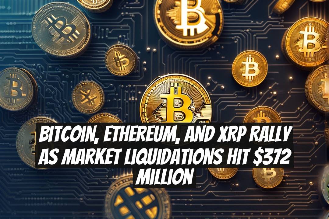 Bitcoin, Ethereum, and XRP Rally as Market Liquidations Hit $372 Million