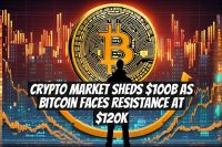 Crypto Market Sheds $100B as Bitcoin Faces Resistance at $120K