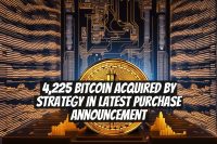 4,225 Bitcoin Acquired By Strategy In Latest Purchase Announcement