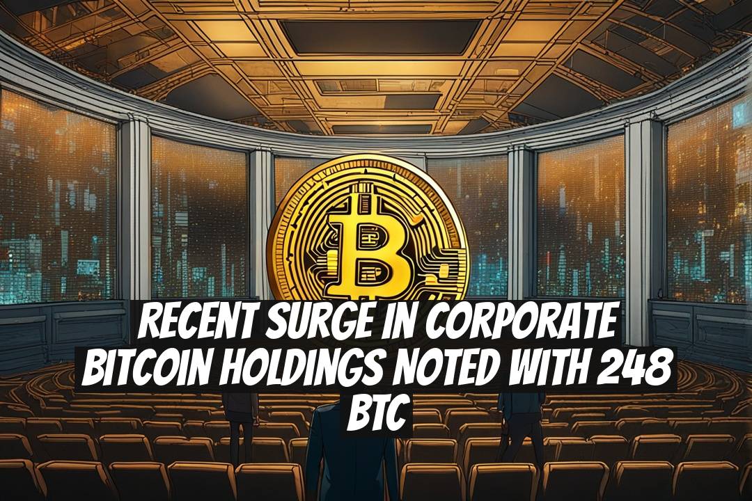 Recent Surge in Corporate Bitcoin Holdings Noted with 248 BTC