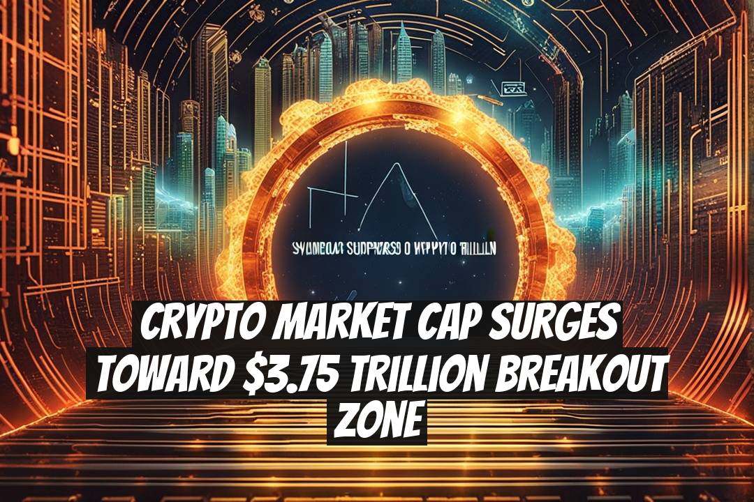 Crypto Market Cap Surges Toward $3.75 Trillion Breakout Zone