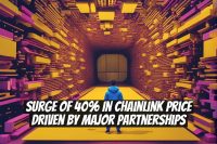 Surge of 40% in Chainlink Price Driven by Major Partnerships