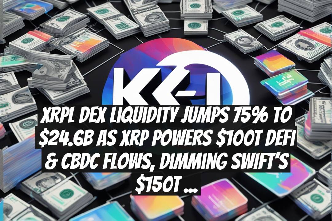 XRPL DEX Liquidity Jumps 75% to $24.6B as XRP Powers $100T DeFi & CBDC Flows, Dimming SWIFT’s $150T Reign