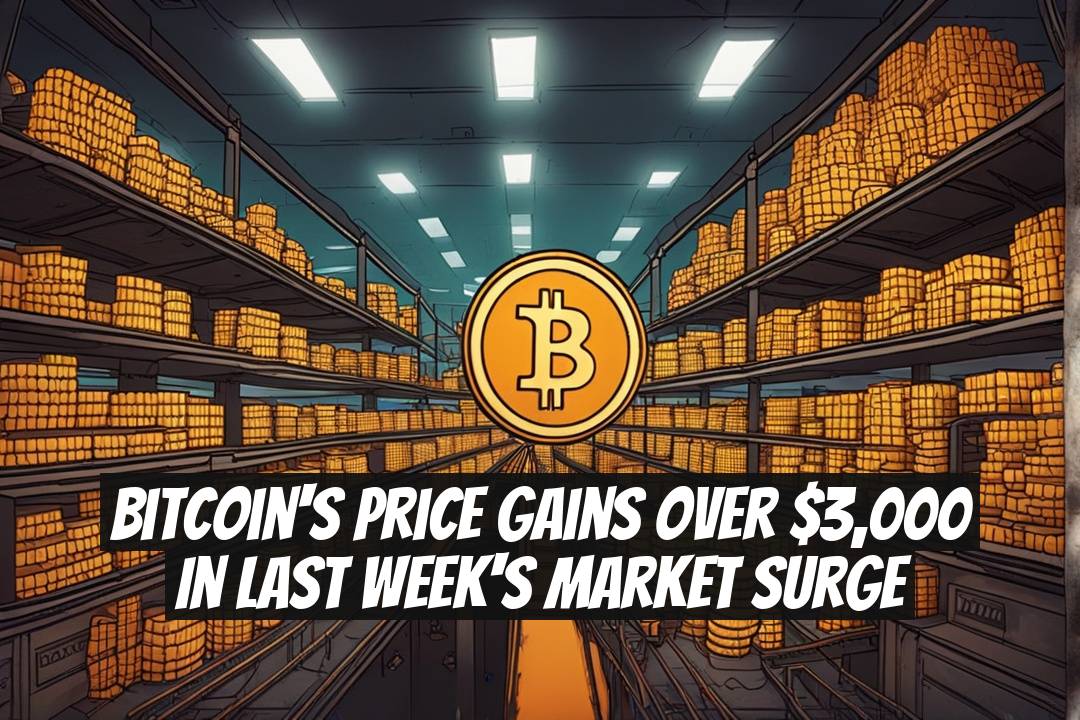 Bitcoin's Price Gains Over $3,000 in Last Week's Market Surge