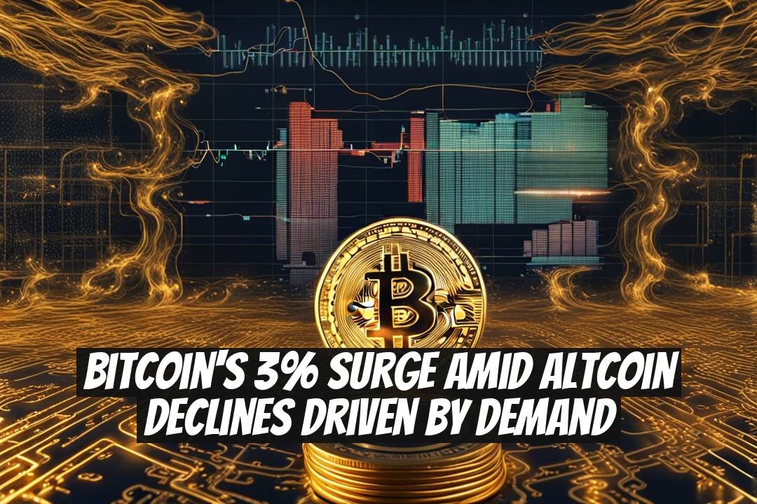 Bitcoin's 3% Surge Amid Altcoin Declines Driven by Demand