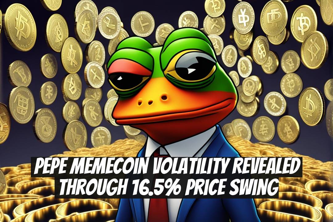 PEPE Memecoin Volatility Revealed Through 16.5% Price Swing