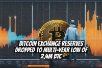 Bitcoin Exchange Reserves Dropped to Multi-Year Low of 2.4M BTC