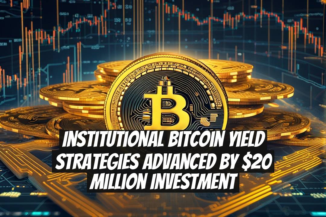 Institutional Bitcoin Yield Strategies Advanced by $20 Million Investment