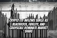 Crypto ETF Inflows Surge as BlackRock, Fidelity, and Grayscale Dominate Market Share