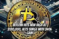 Bitcoin Hits New High at $120,000, Alts Surge with 34% Gain