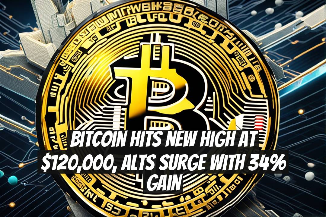 Bitcoin Hits New High at $120,000, Alts Surge with 34% Gain