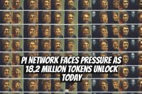 Pi Network Faces Pressure as 18.2 Million Tokens Unlock Today