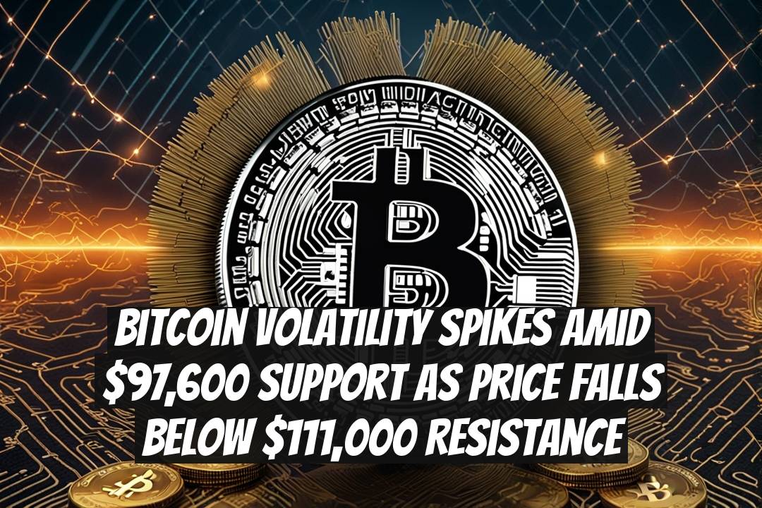 Bitcoin Volatility Spikes Amid $97,600 Support as Price Falls Below $111,000 Resistance