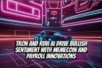 Tron and Ruvi AI drive bullish sentiment with memecoin and payroll innovations