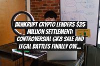 Bankrupt Crypto Lenders $25 Million Settlement: Controversial GK8 Sale and Legal Battles Finally Over