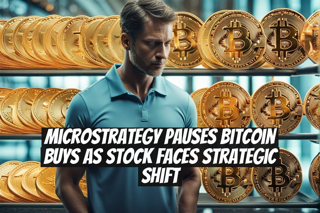 MicroStrategy Pauses Bitcoin Buys as Stock Faces Strategic Shift