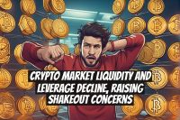 Crypto Market Liquidity and Leverage Decline, Raising Shakeout Concerns