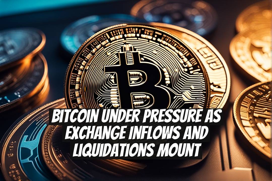 Bitcoin Under Pressure as Exchange Inflows and Liquidations Mount