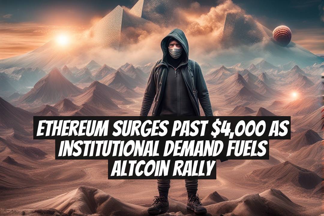 Ethereum Surges Past $4,000 as Institutional Demand Fuels Altcoin Rally