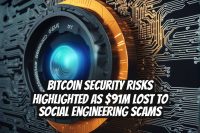 Bitcoin Security Risks Highlighted as $91M Lost to Social Engineering Scams